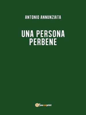 cover image of Una persona perbene